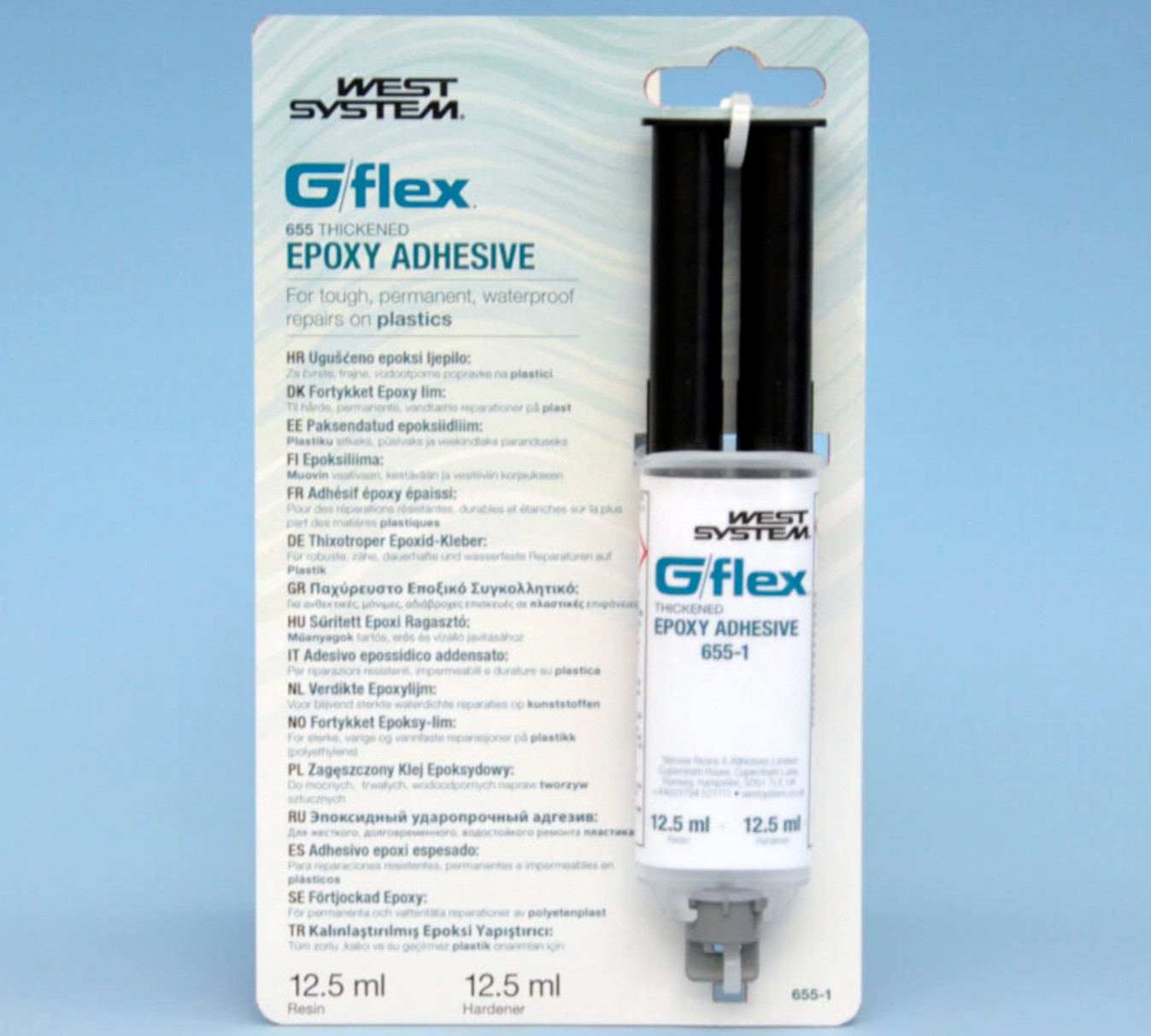655-1 G/FLEX Thickened Epoxy Adhesive